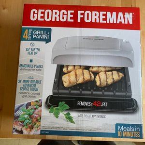 George Foreman Grill & Panini Press ( serves 4)